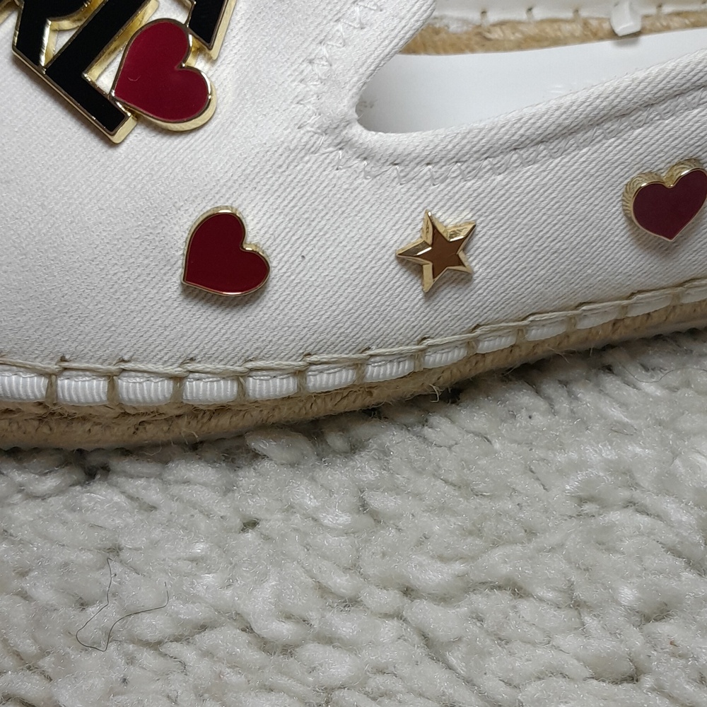 KARL LAGERFELD pin on Slip On Espadrille Size 10 - Picture 6 of 16